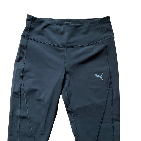 Puma Capri Active Leggings Mesh Panel Black - Picture 2 of 9